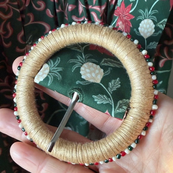 Farm Rio Green Pineapple Garden Maxi Dress M - Picture 4 of 7